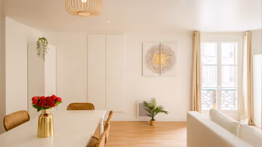 Le Table a manger Appartement cosy rooseVelt