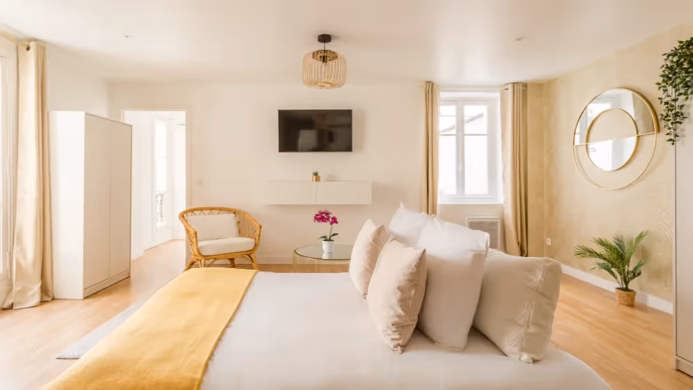 Le Canape lit Appartement cosy rooseVelt