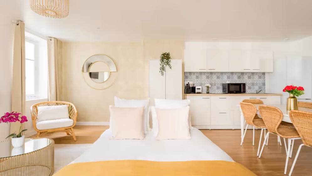 Le Canape lit Appartement cosy rooseVelt