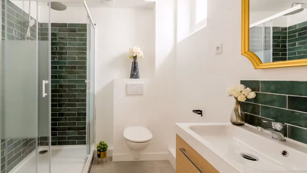 Le sdb Appartement cosy rooseVelt