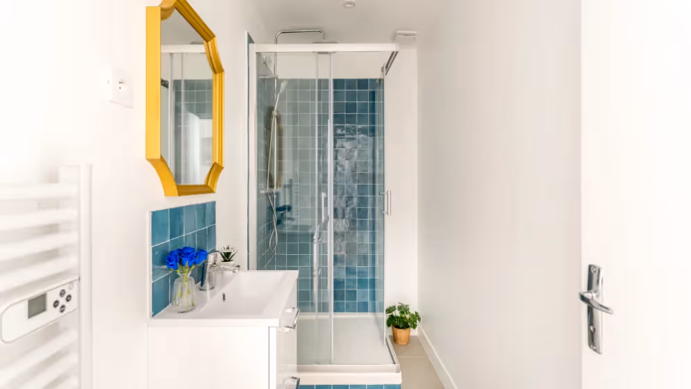 Le sdb Appartement cosy rooseVelt