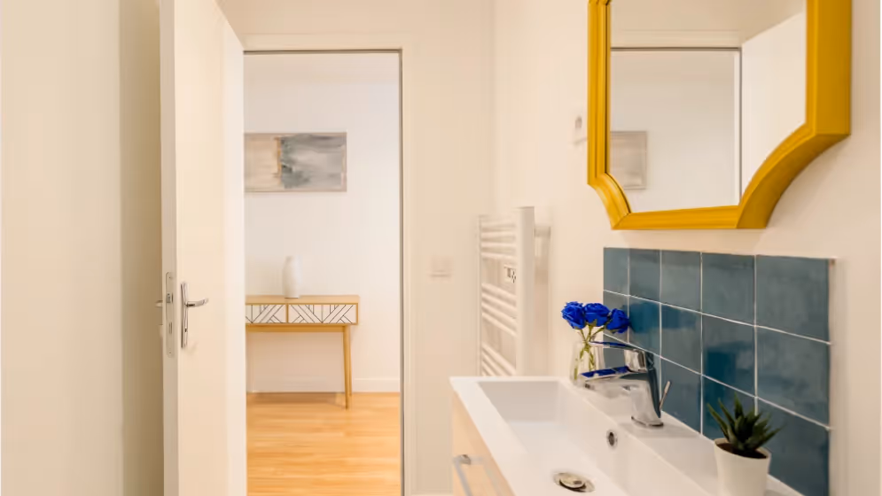Le sdb Appartement cosy rooseVelt