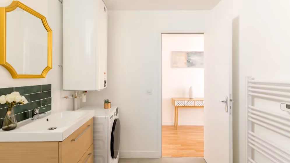 Le sdb Appartement cosy rooseVelt