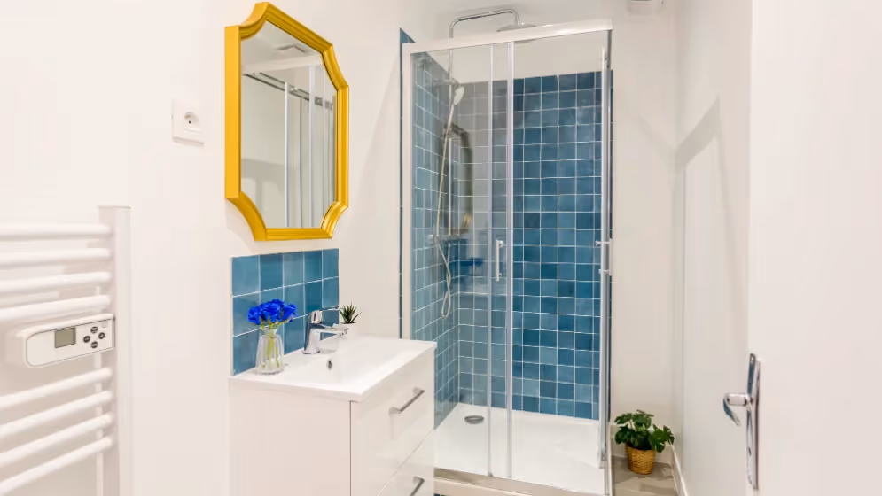 Le sdb Appartement cosy rooseVelt