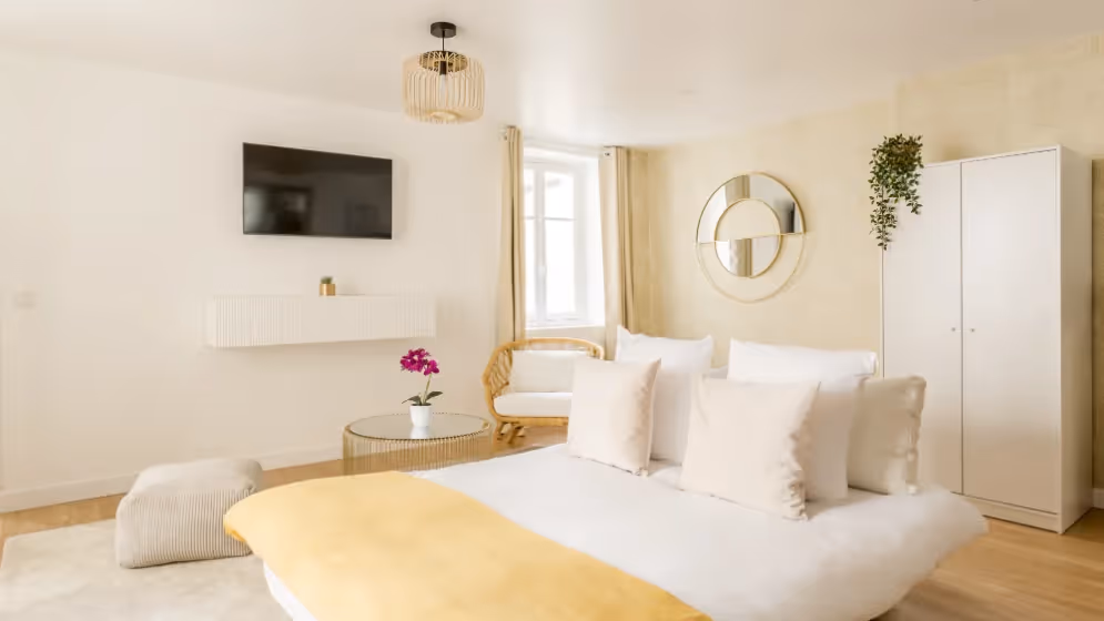 Le Canape lit min Appartement cosy rooseVelt