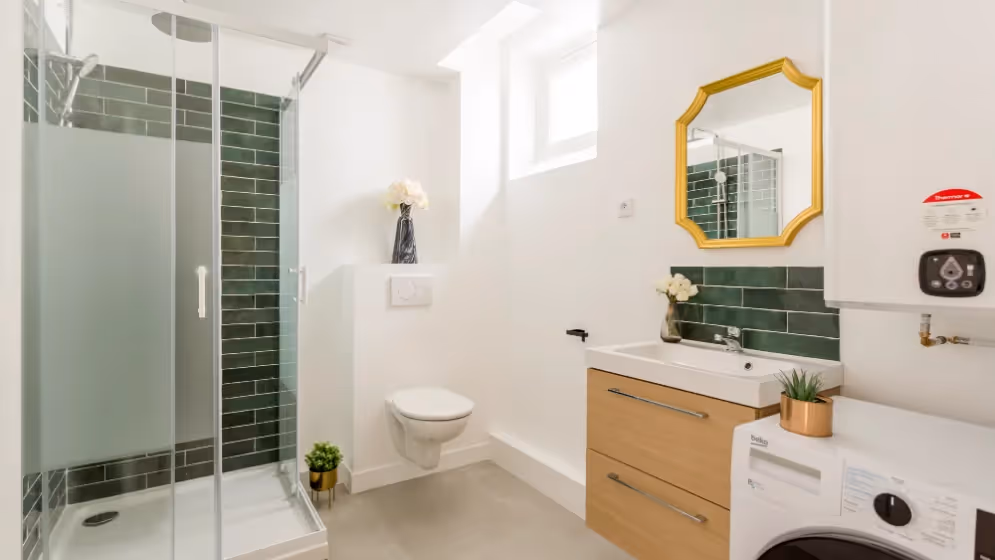 Le sdb Appartement cosy rooseVelt