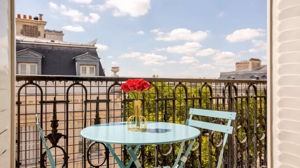Le Balcon Appartement cosy tilsitt balcon Vue tour eiffel