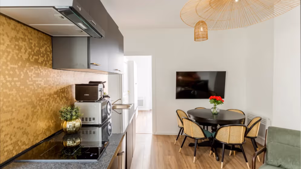 Le Salon Cuisine Appartement cosy caumartin II