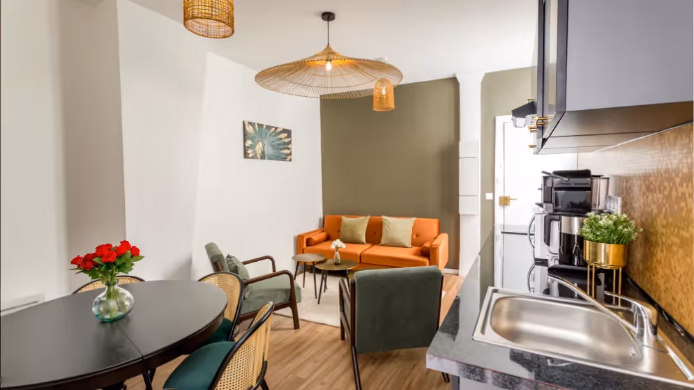 Le Salon Cuisine Appartement cosy caumartin II