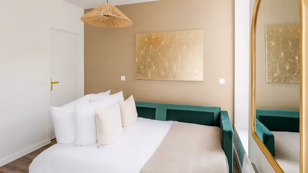 le canaper lit Appartement Cosy Fbg St Antoine