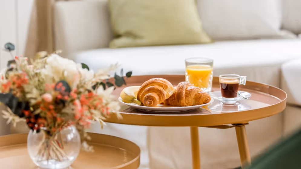 Le petit dejeuner Appartement Cosy Pelee