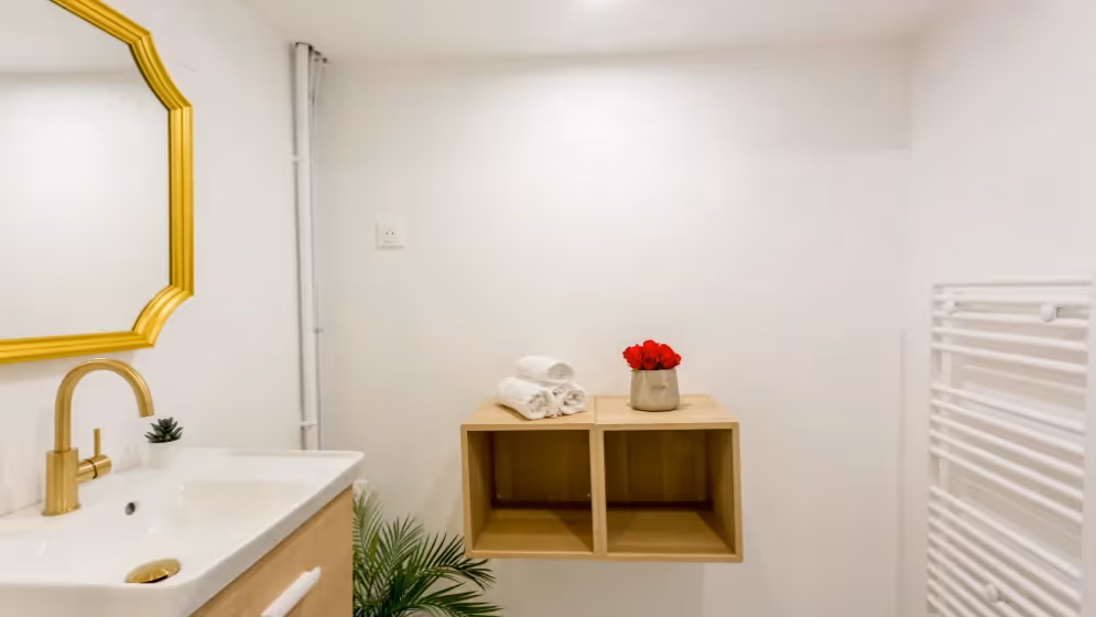 Le sdb Appartement Cosy Pelee