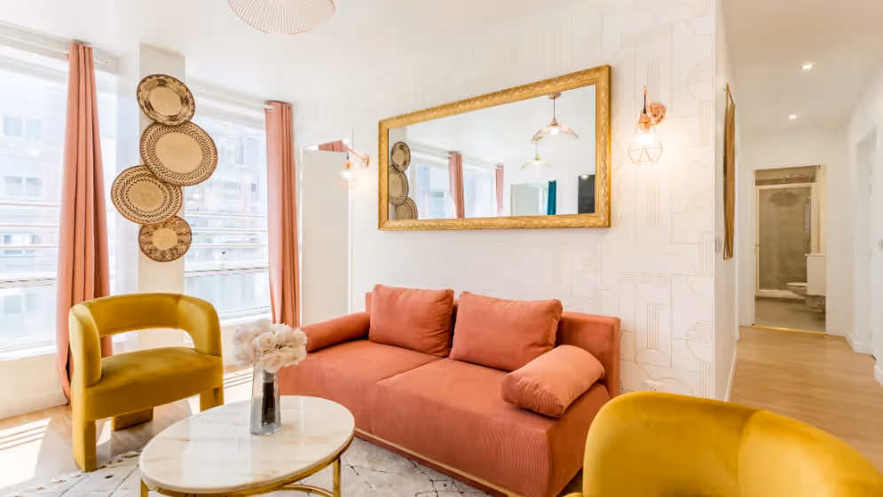 Le salon Appartement Cosy Finlay