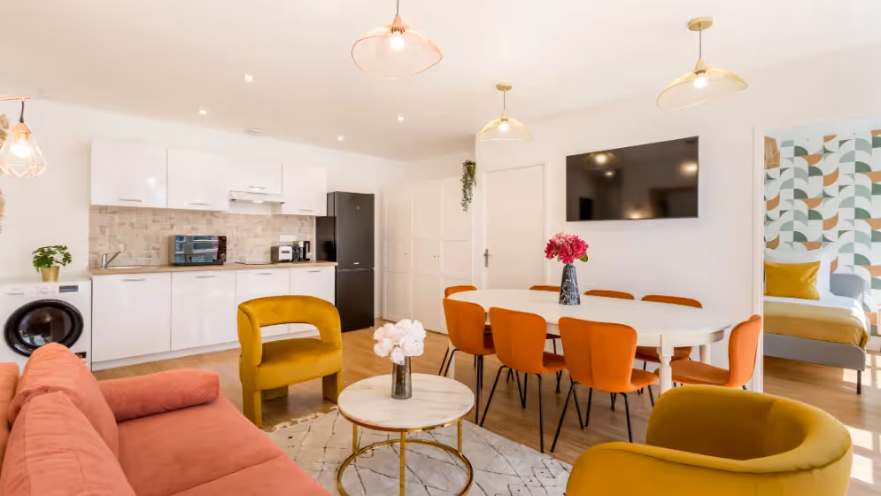 Le salon Appartement Cosy Finlay