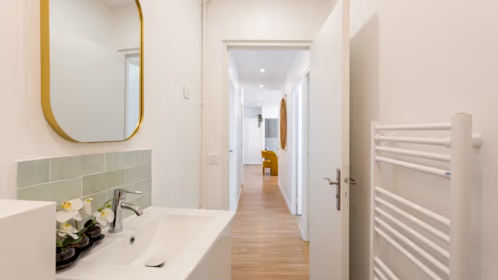 Le sdb Appartement Cosy Finlay