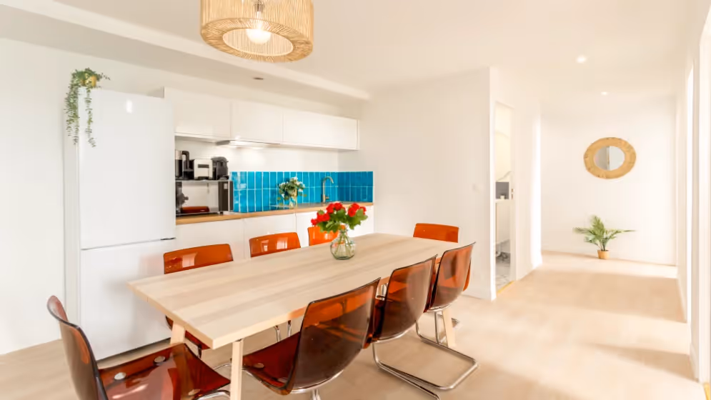 Le table a manger Appartement Cosy Viala II