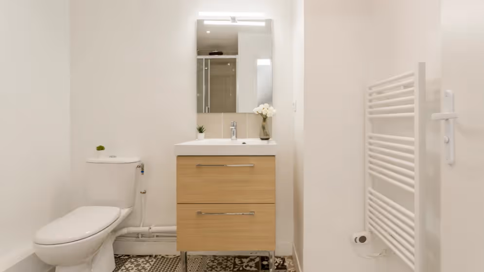 Le sdb Appartement cosy clery