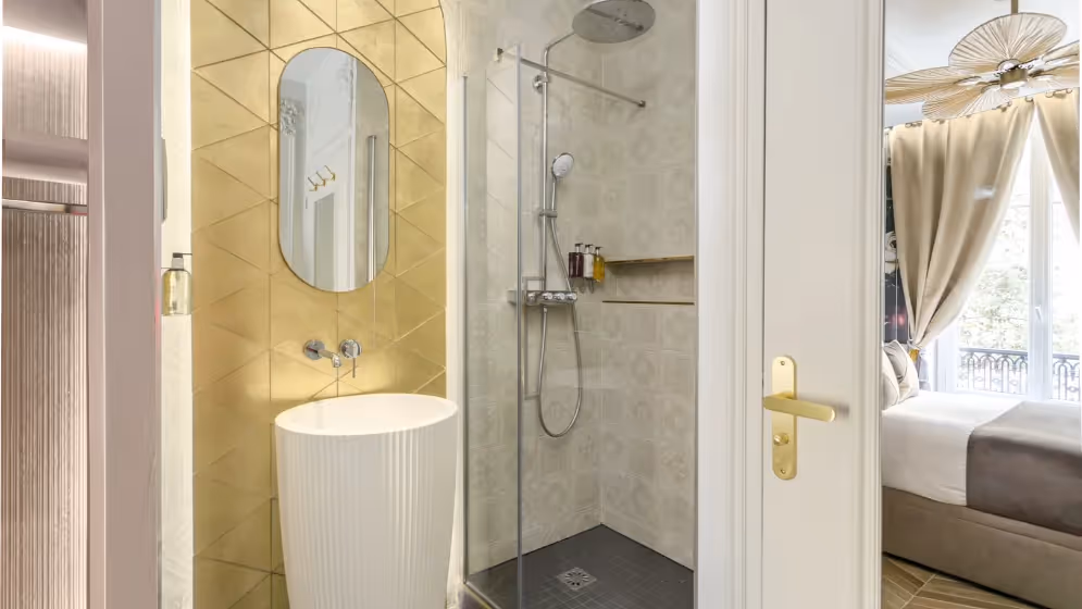 Le sdb chambre 4 suite de luxe palestro