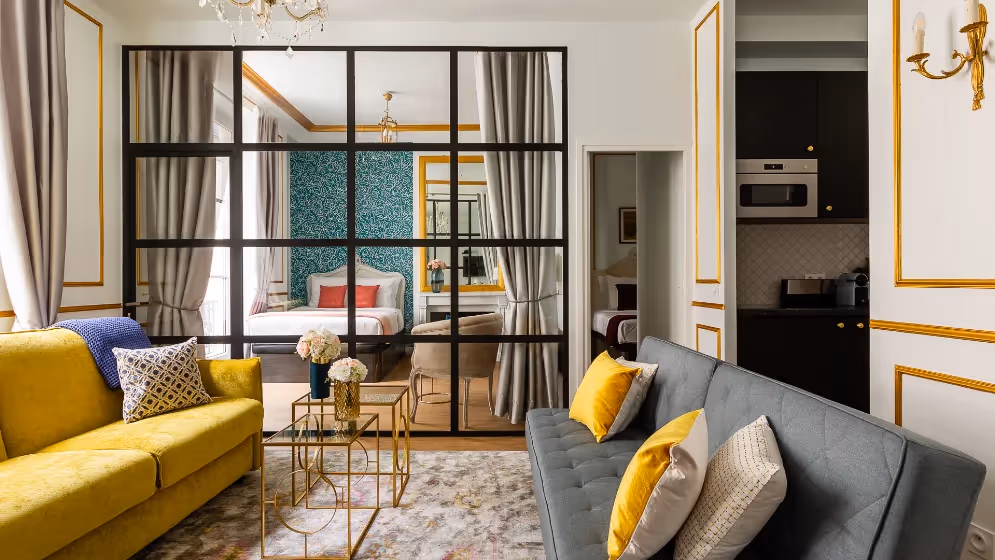 Le salon suite de luxe aboukir III