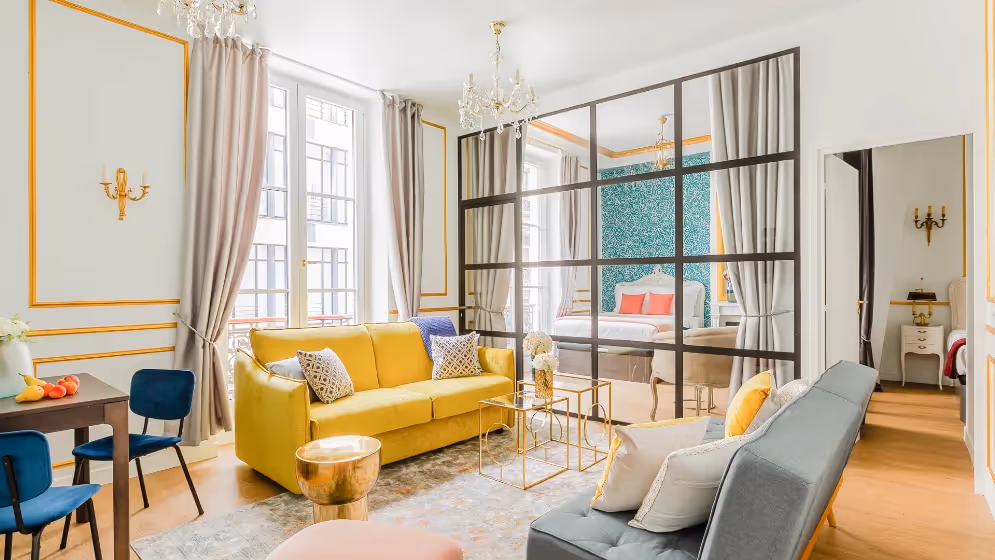 Le salon suite de luxe aboukir III