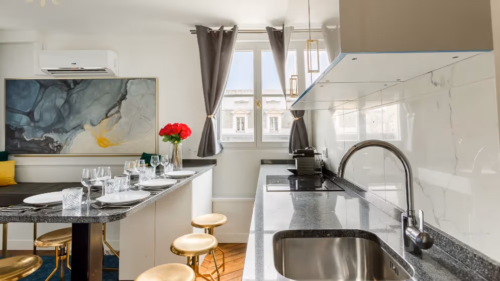 Le cuisine suite de luxe royale I vue madeleine