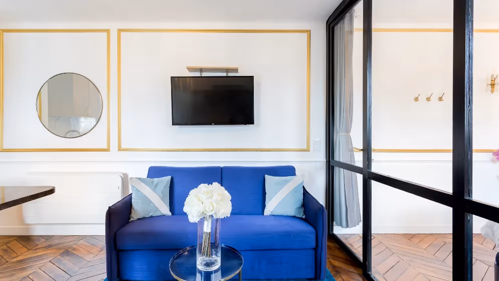 Le Canape Lit suite de luxe royale I vue madeleine