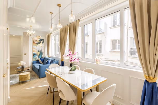 La salle à manger Luxury Suite Poissonniere