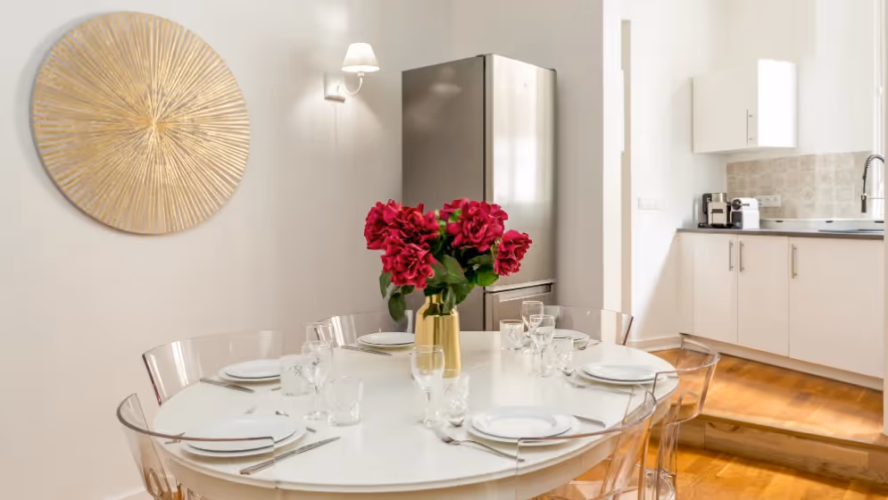 Table a manger Appartement Cosy Monceau