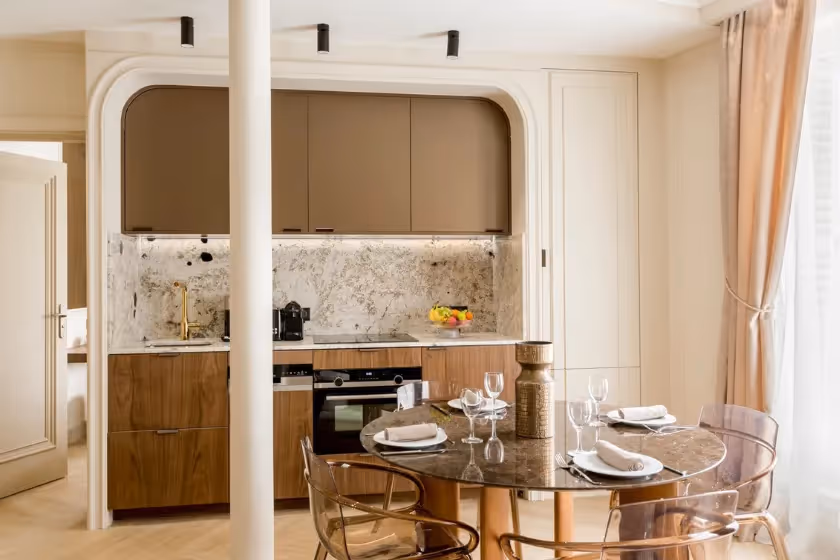 Le Salon SAM suite signature turbigo III Vue paris