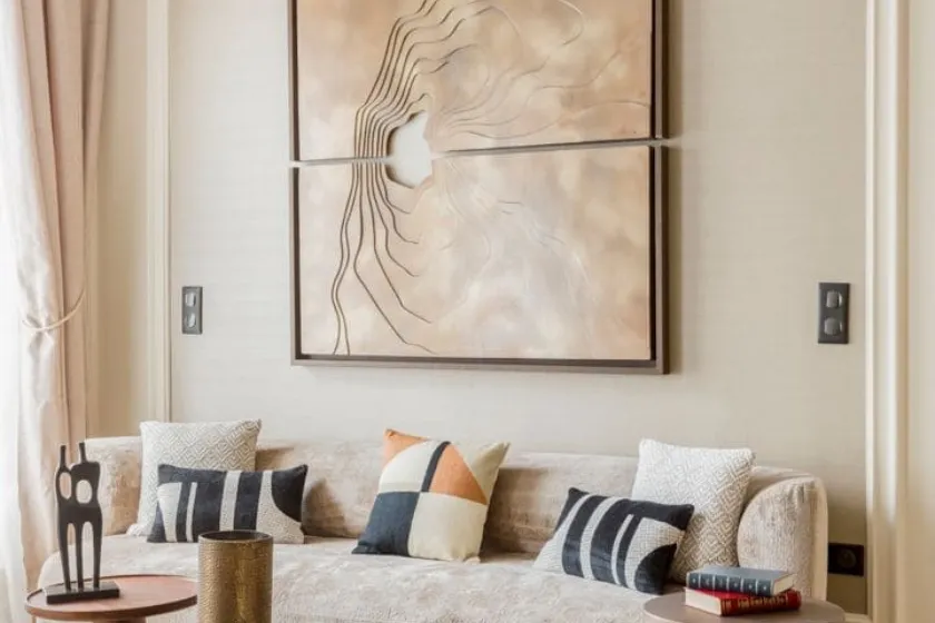 Le Salon SAM suite signature turbigo III Vue paris