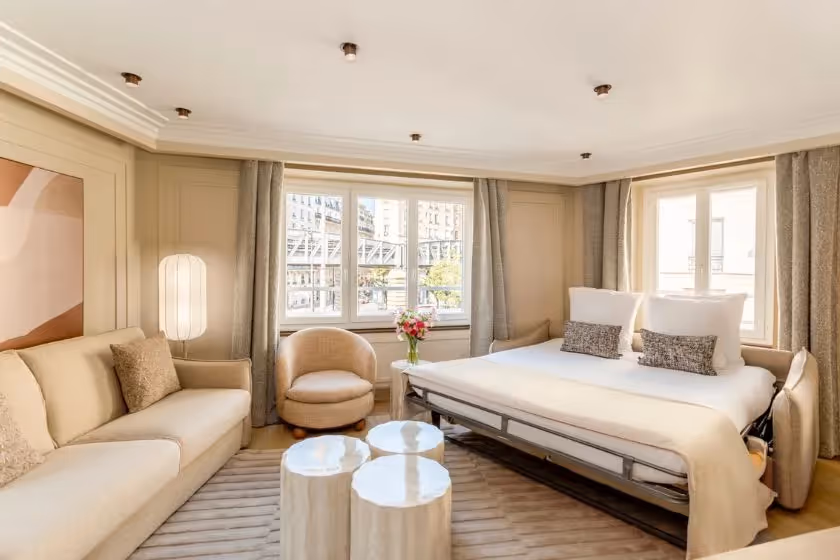 Sofa bed Suite Signature Viala III Eiffel Tower view