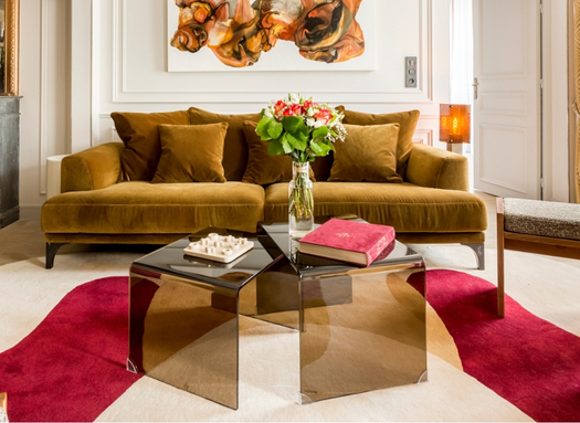 Salon d'appartement de luxe Merveil Paris