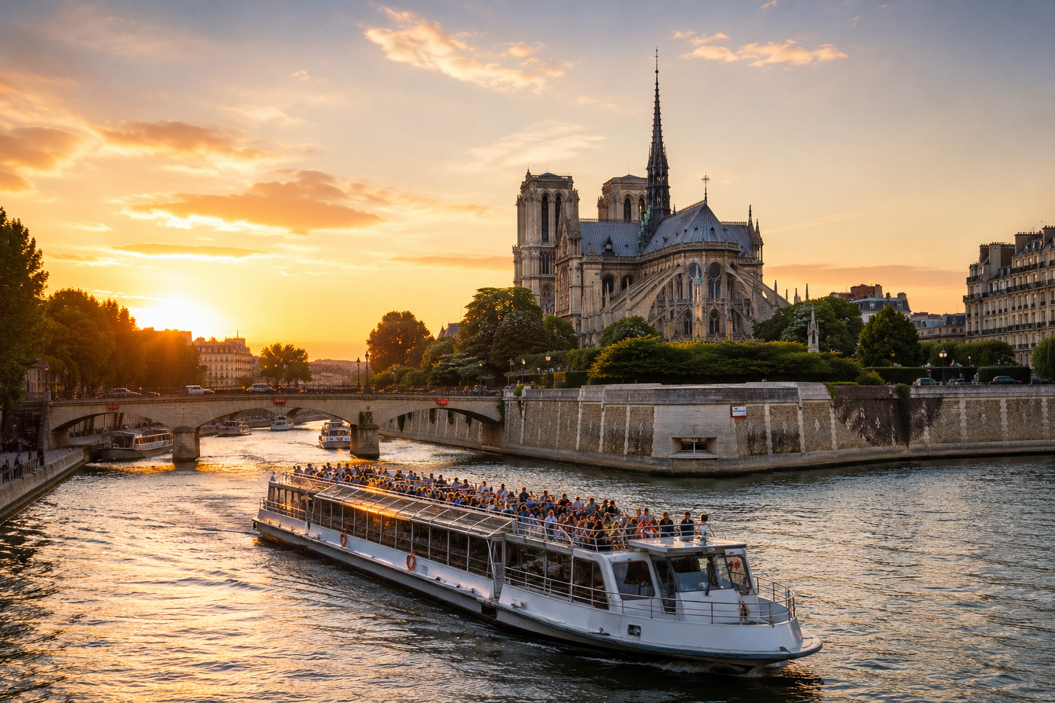 Sunset Cruise in Paris
