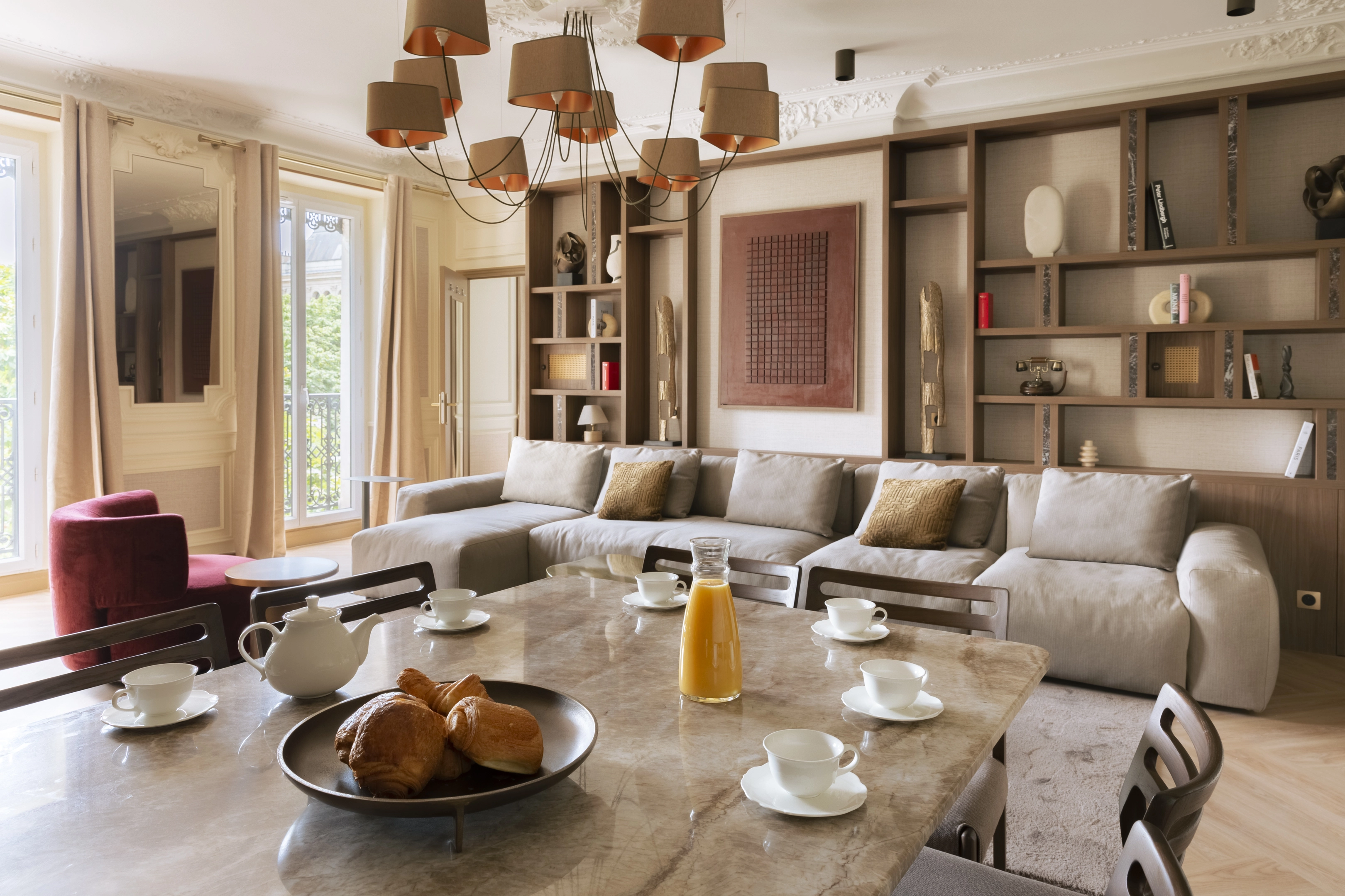 Le Petit dejeuner Appartement cosy ponceau balcon