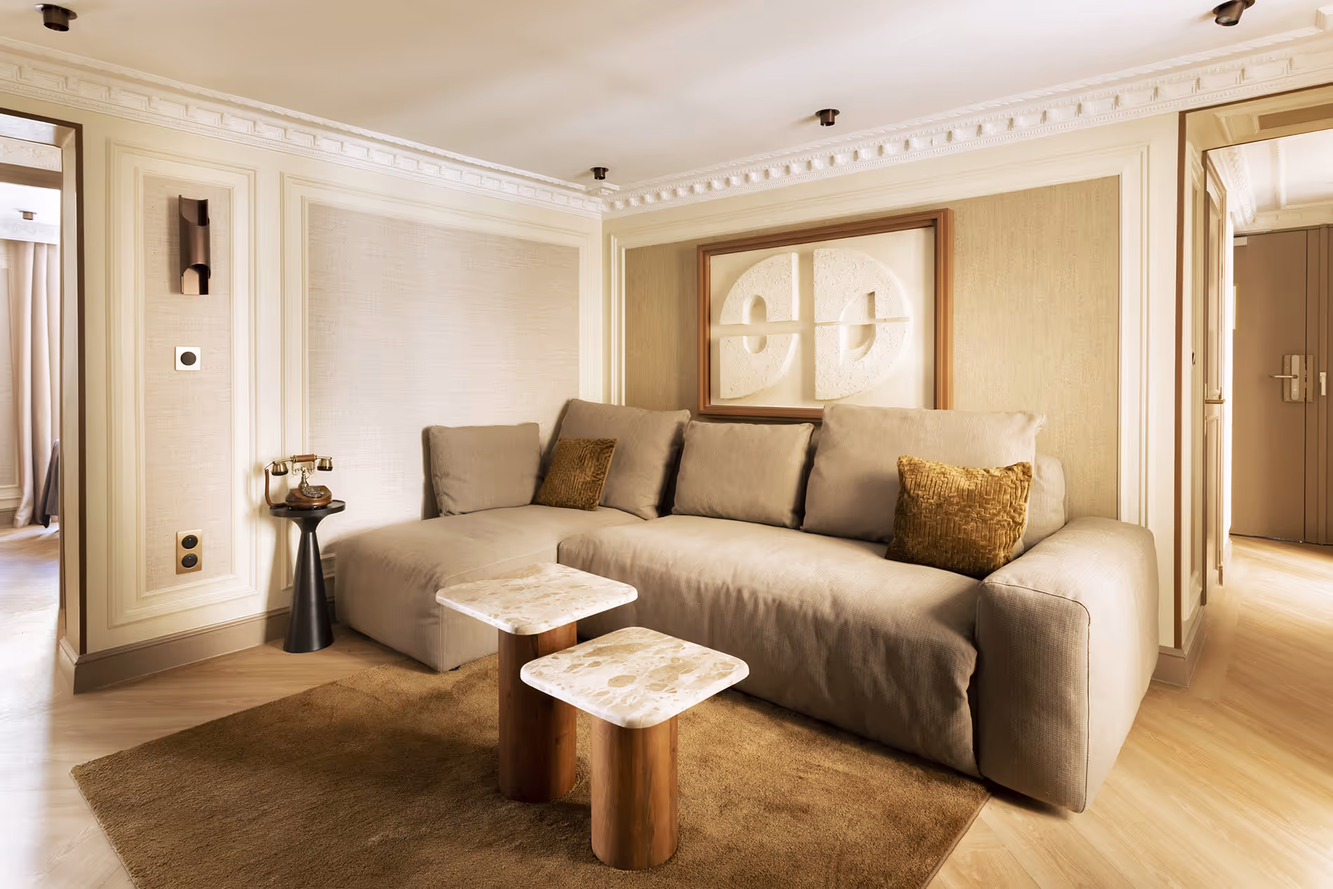 The living room of the Cozy Apartment Rivoli