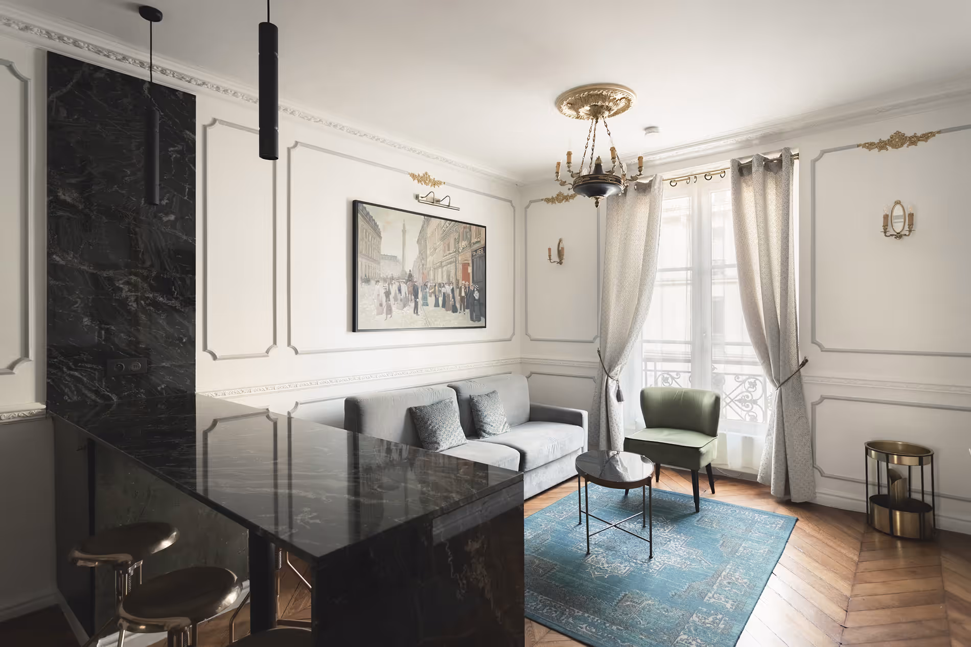 Le cuisine americaine salle a manger suite de luxe sebastopol II