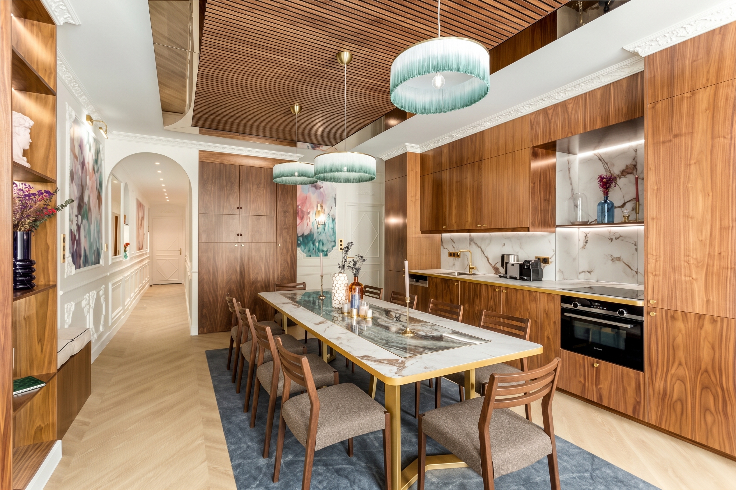 The Luxury Suite Michodiere dining room