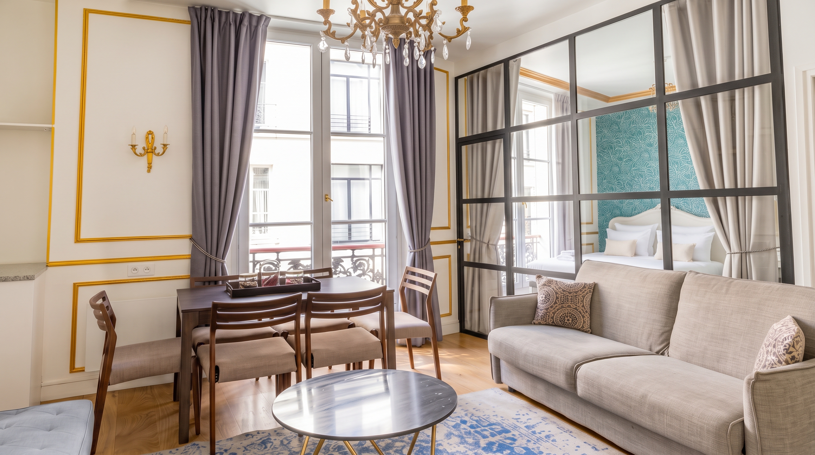 Le salon Luxury Suite Aboukir III