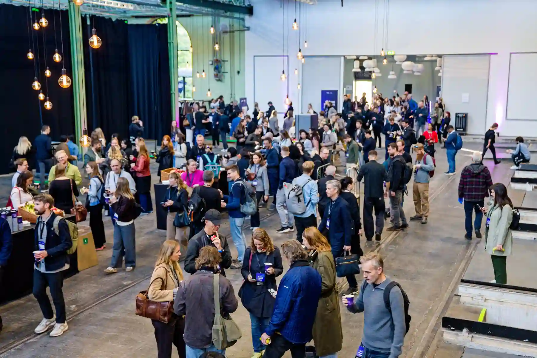 People attending the design conference