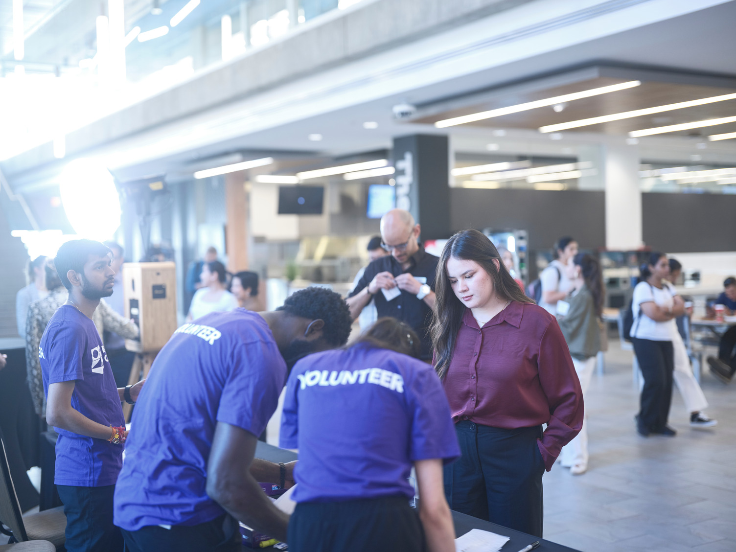Student volunteers at the 2025 Indie Ignition event.