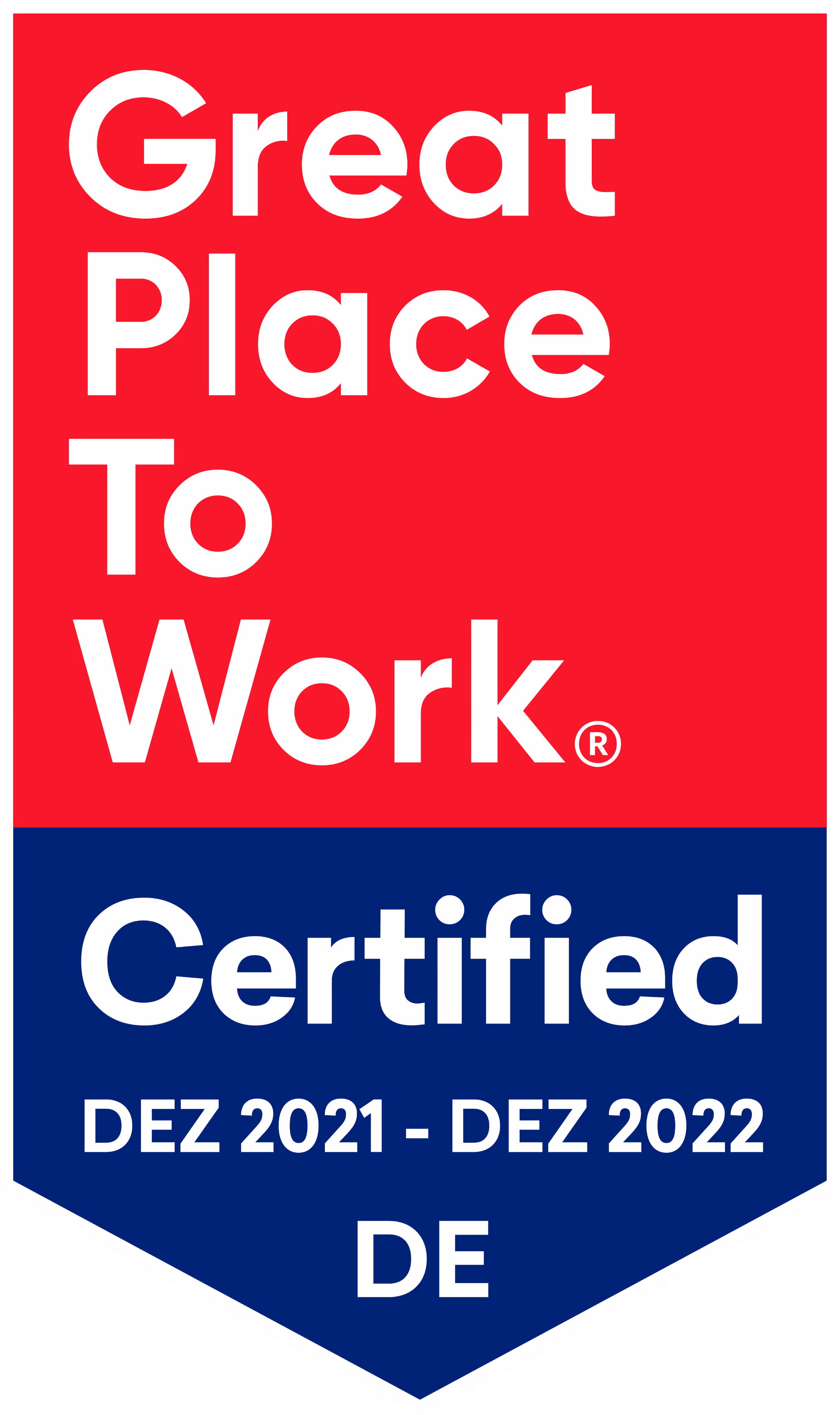 Great Place To Work award