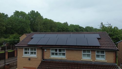Solar install aerial