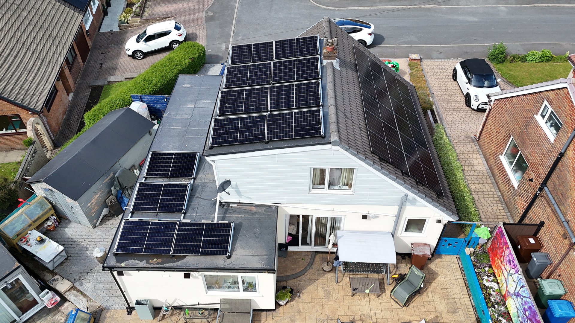 Solar panel installation, Lloyd Street