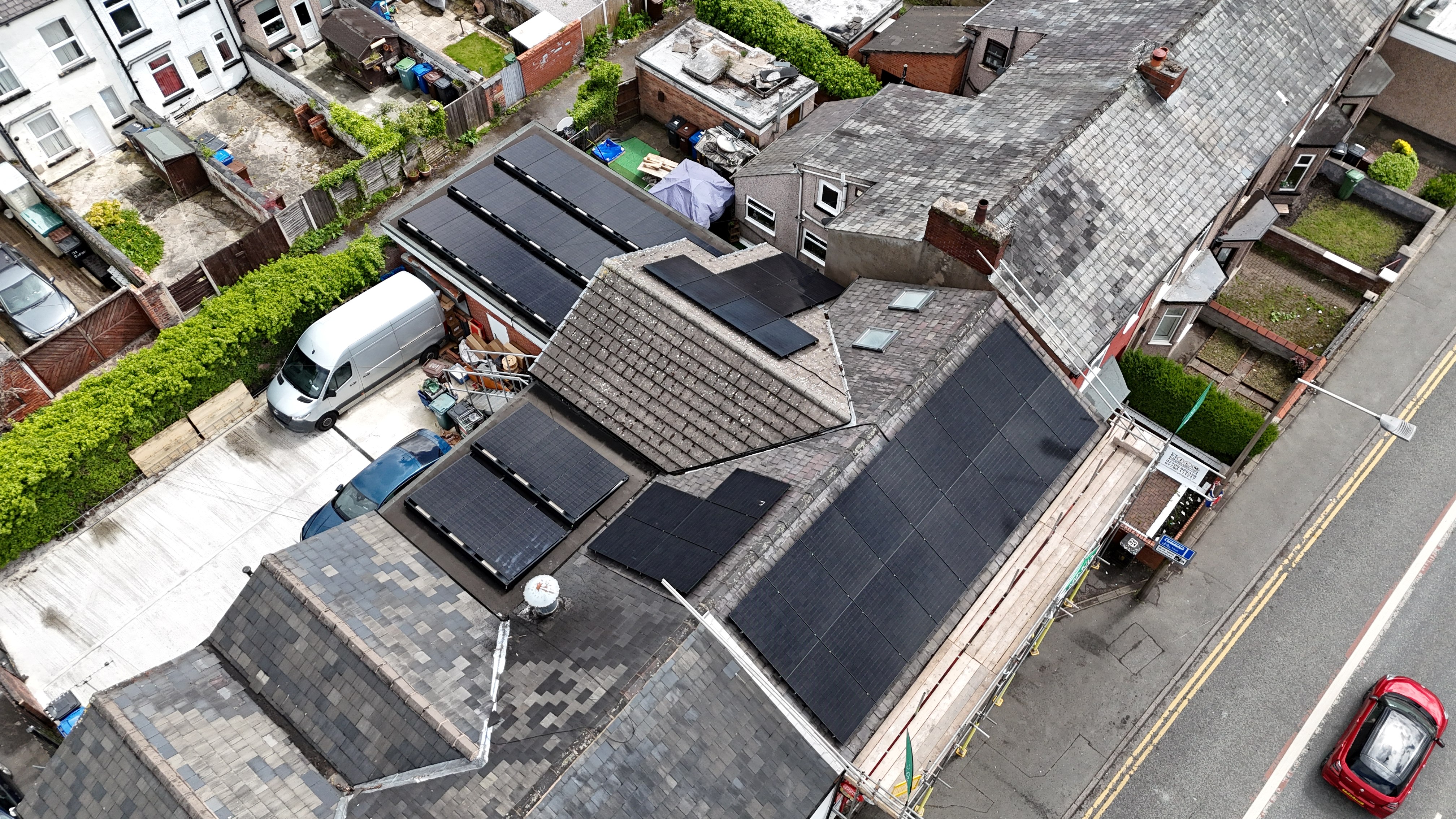 TJS Solar commercial install at Bargain Booze