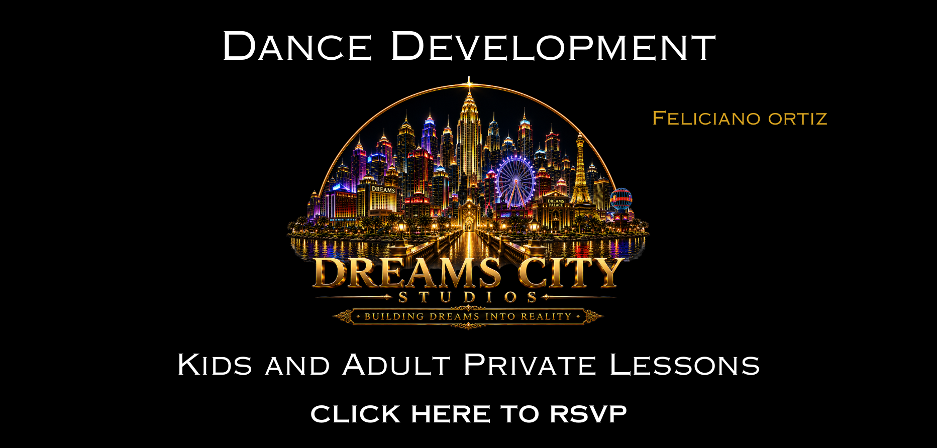 Dreams City Studios Private Lessons RSVP