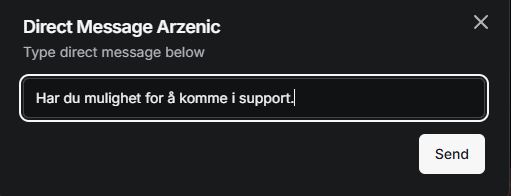 DM for møte eksempel