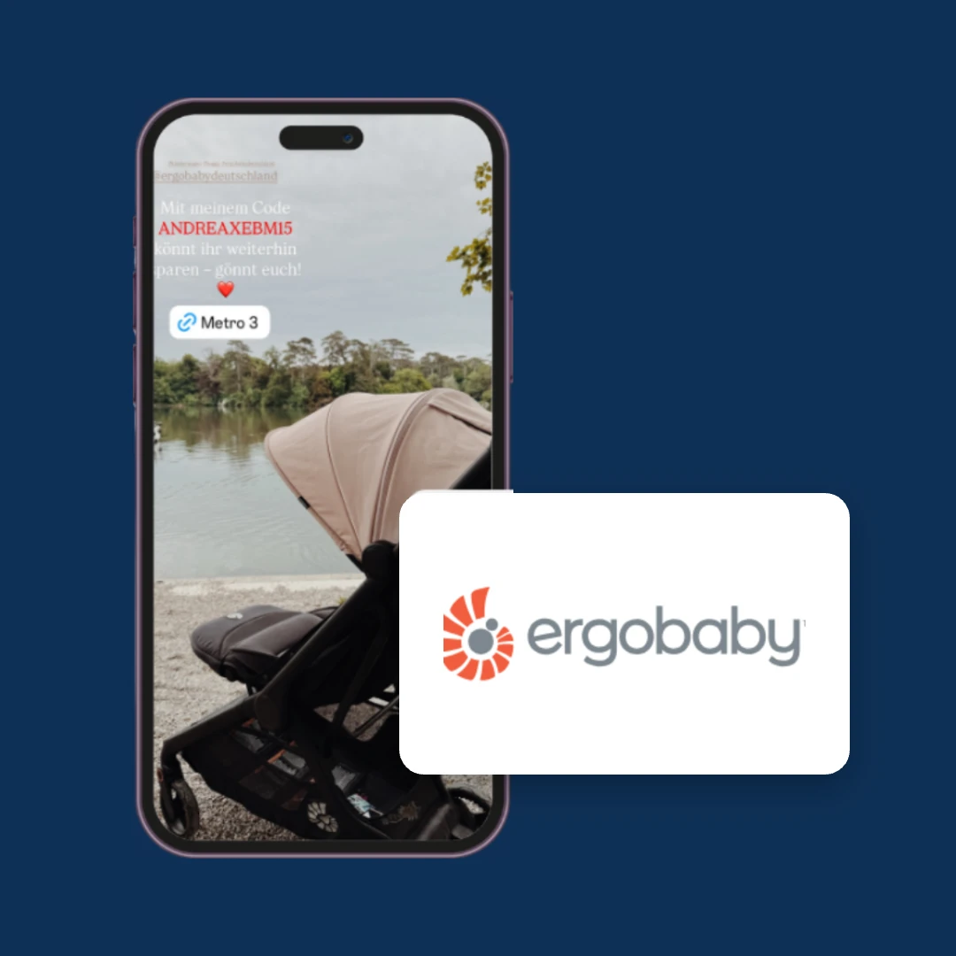 Ergobaby Influencer Marketing Case Study – 14 Influencer, 6 Monate Laufzeit, 863 Klicks