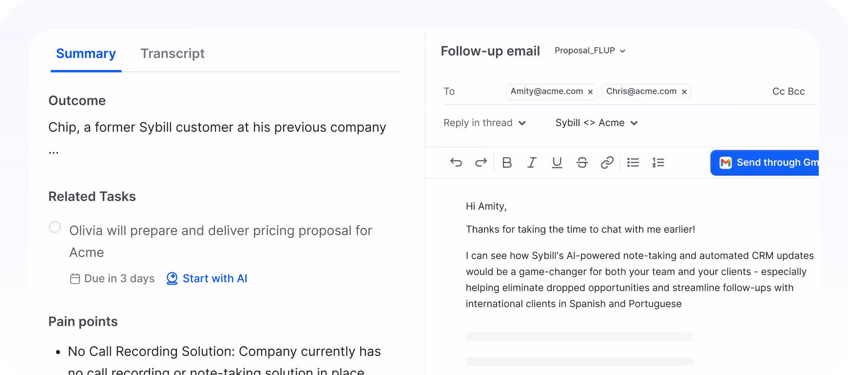 Custom Slack channels + email templates