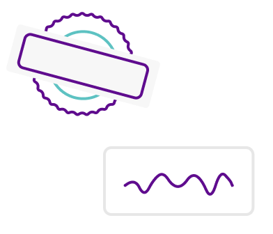 Signature and stamp detected on a document