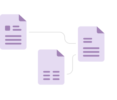 Exhibits and sub-documents linked to a parent filing